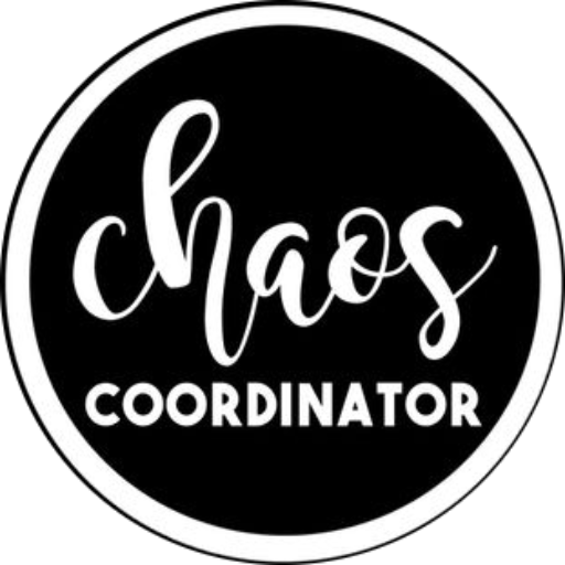 Chaos Coordinator Arizona logo for home organization and personal assistant services by Jewels Ann